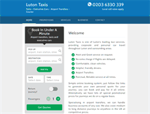 Tablet Screenshot of luton-taxi.co.uk